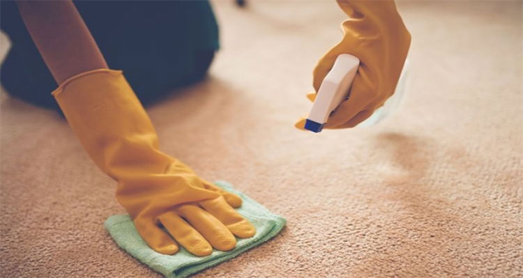  تمیز کردن لکه فرش با لیمو